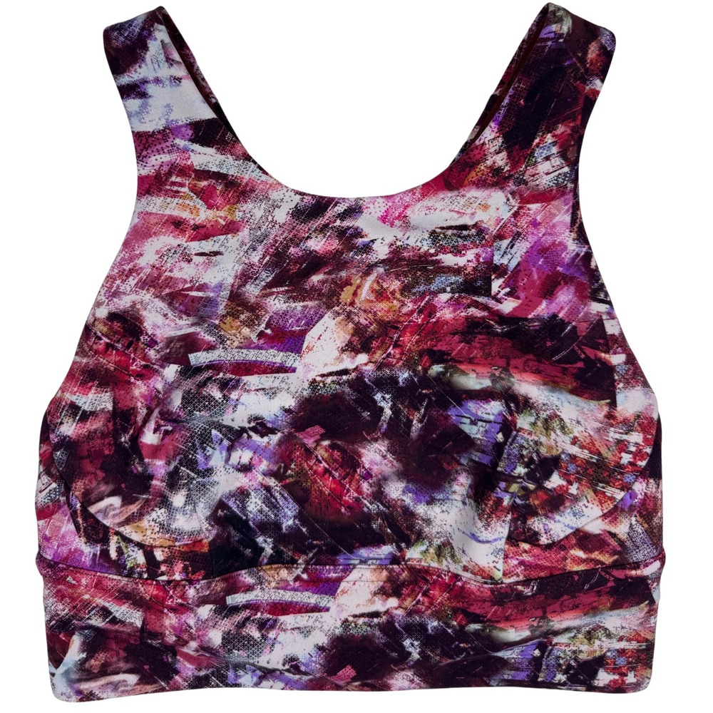 Lululemon Wunder Train Long Line Bra Womens Sz 4 Stretch Wicking Sports Yoga Gym